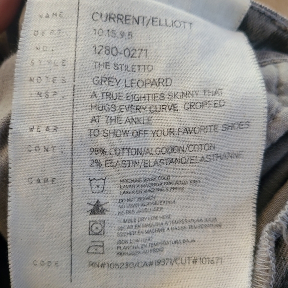 Current Elliot Grey Skinny Jeans - Picture 7 of 7